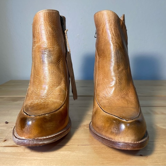 Bed Stu Isla Distressed Leather Booties - Picture 3 of 15